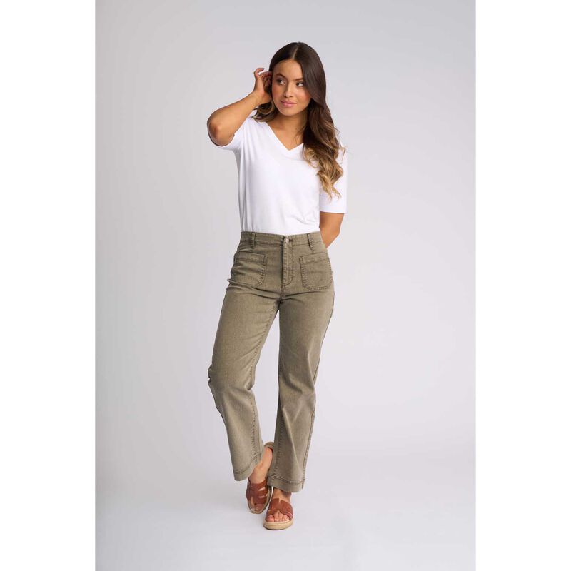 Vassalli Straight Leg Ankle Grazer Jean image number 11